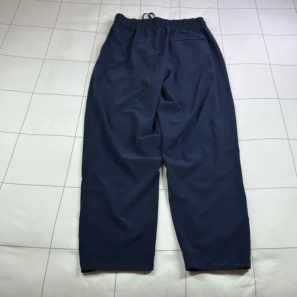 Athleta Pants Womens 4 Navy Blue Arrival Crop Stretch Sporty Commute Travel Work